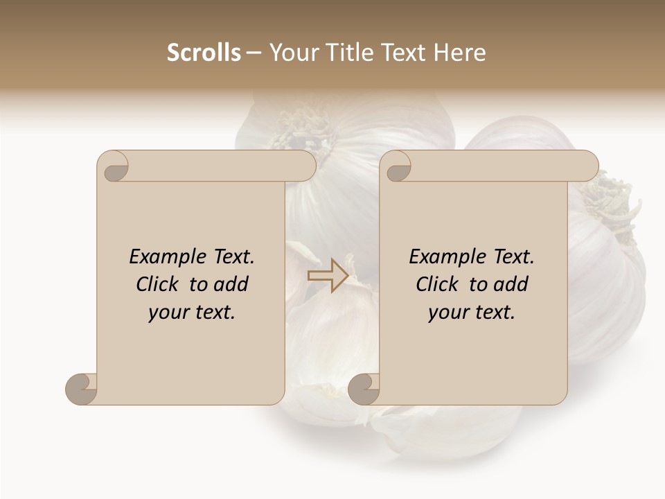 Flavor Allium Bulb PowerPoint Template