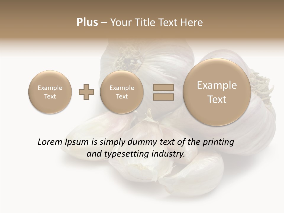 Flavor Allium Bulb PowerPoint Template