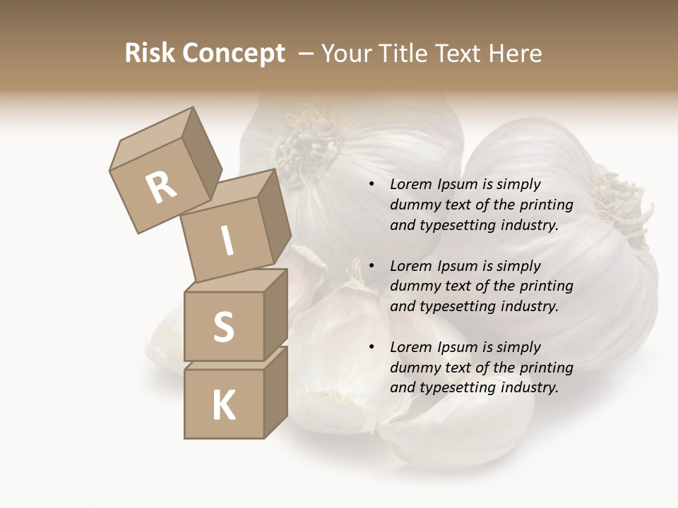 Flavor Allium Bulb PowerPoint Template