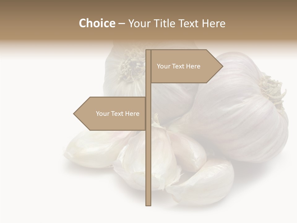 Flavor Allium Bulb PowerPoint Template