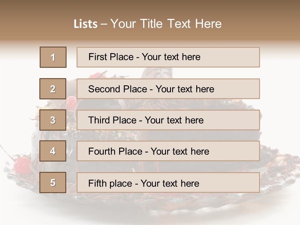 Bakery Gourmet Yummy PowerPoint Template