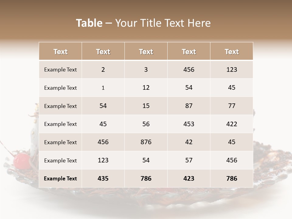 Bakery Gourmet Yummy PowerPoint Template