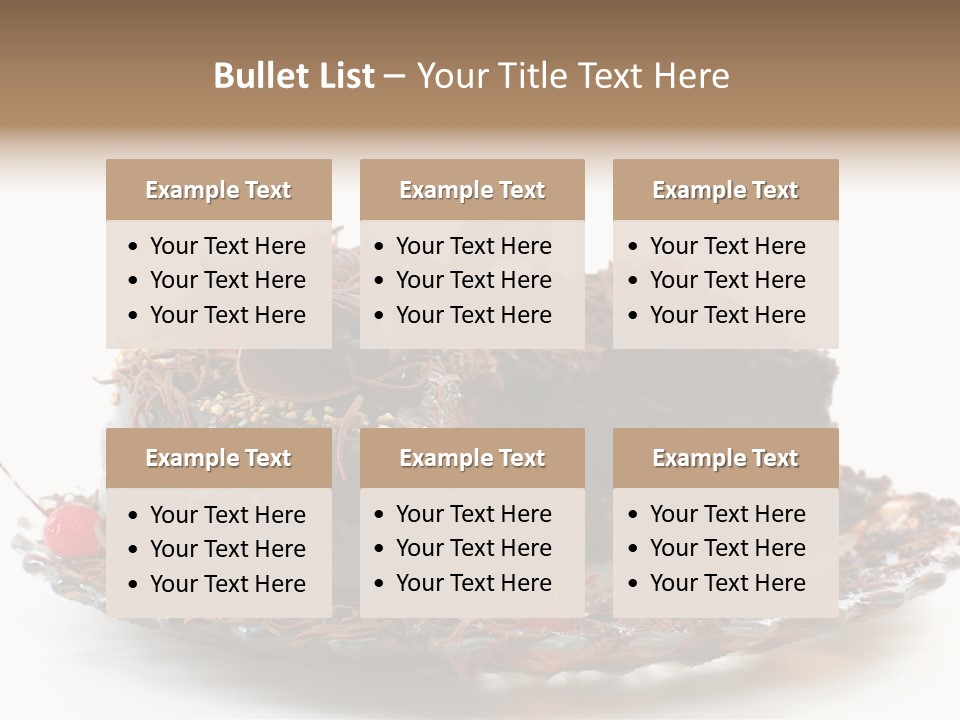 Bakery Gourmet Yummy PowerPoint Template