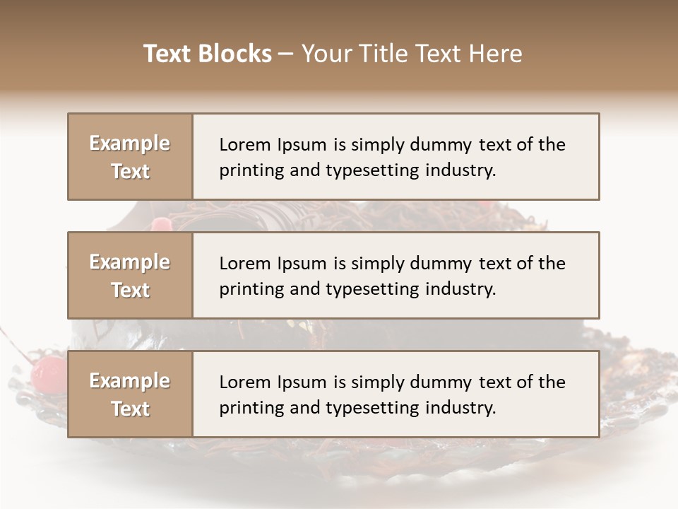 Bakery Gourmet Yummy PowerPoint Template