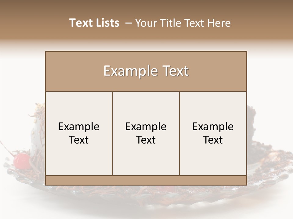 Bakery Gourmet Yummy PowerPoint Template