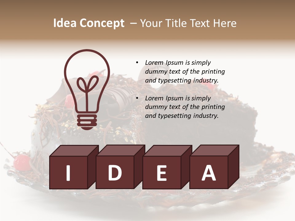 Bakery Gourmet Yummy PowerPoint Template