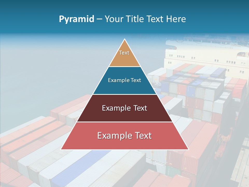Load Freight Barge PowerPoint Template