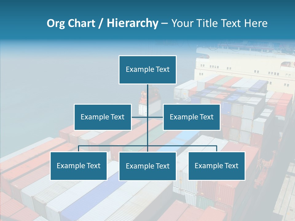 Load Freight Barge PowerPoint Template