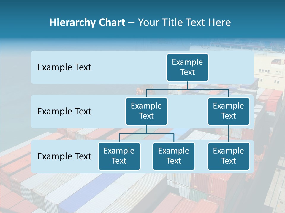Load Freight Barge PowerPoint Template