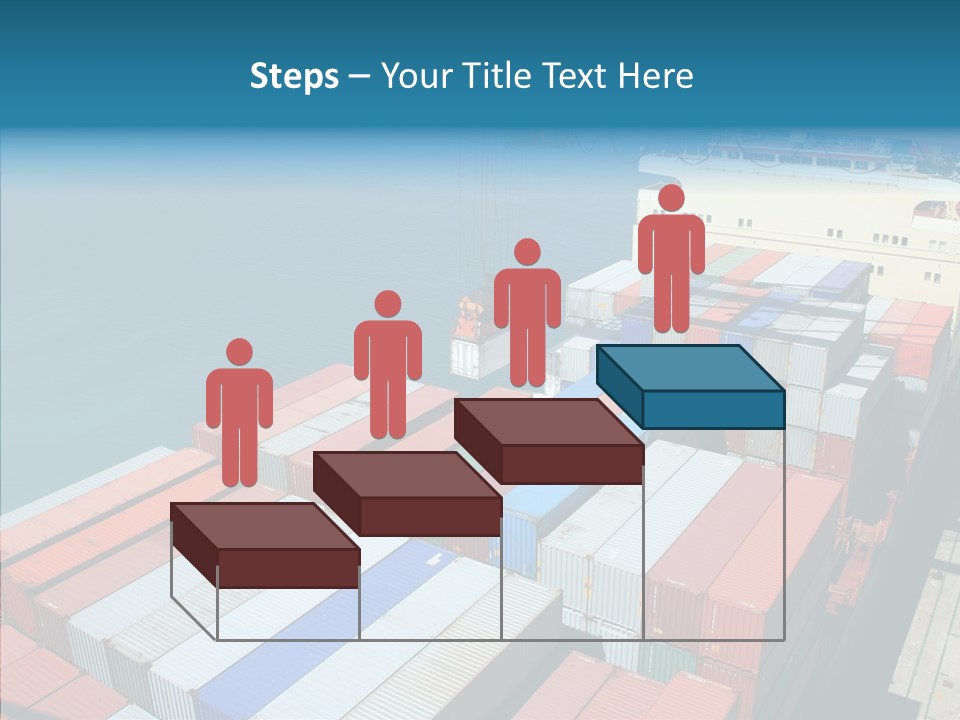 Load Freight Barge PowerPoint Template