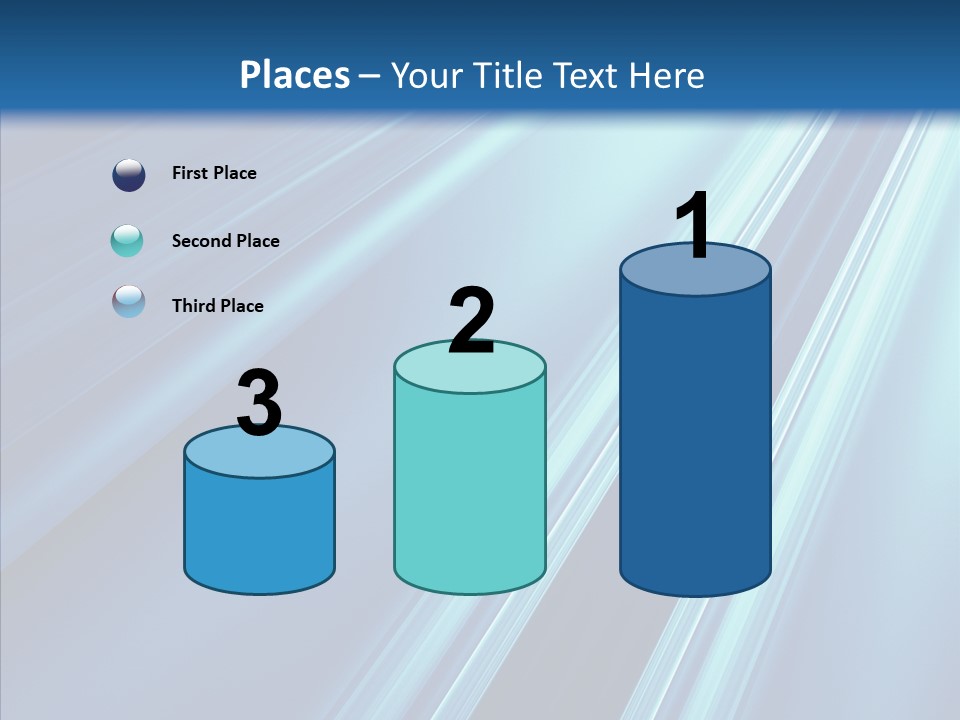 Aqua Electric Illustration PowerPoint Template