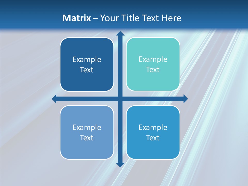 Aqua Electric Illustration PowerPoint Template