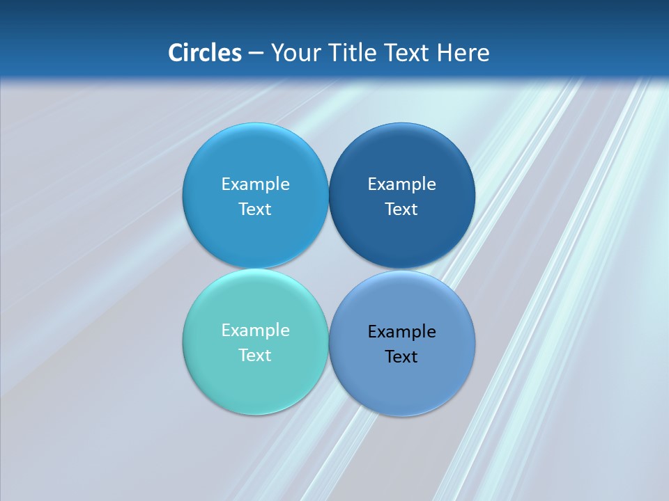 Aqua Electric Illustration PowerPoint Template