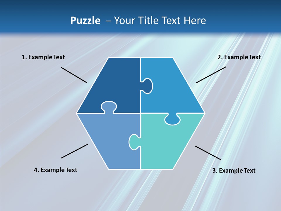Aqua Electric Illustration PowerPoint Template