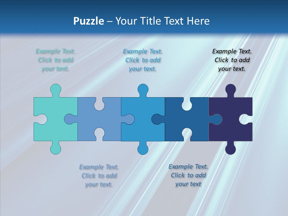 Aqua Electric Illustration PowerPoint Template