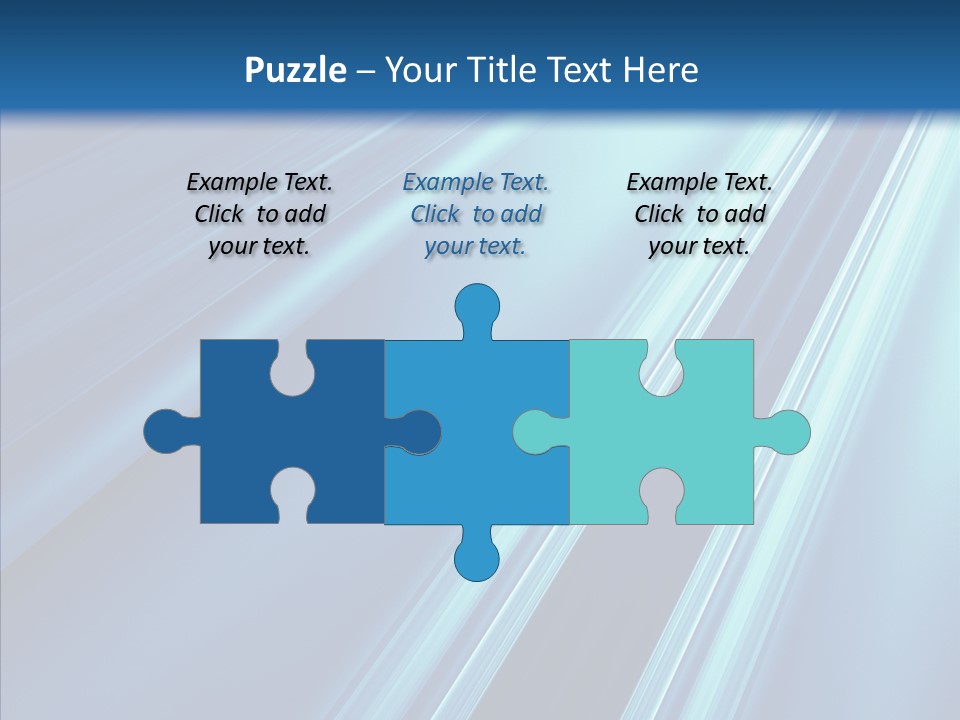 Aqua Electric Illustration PowerPoint Template