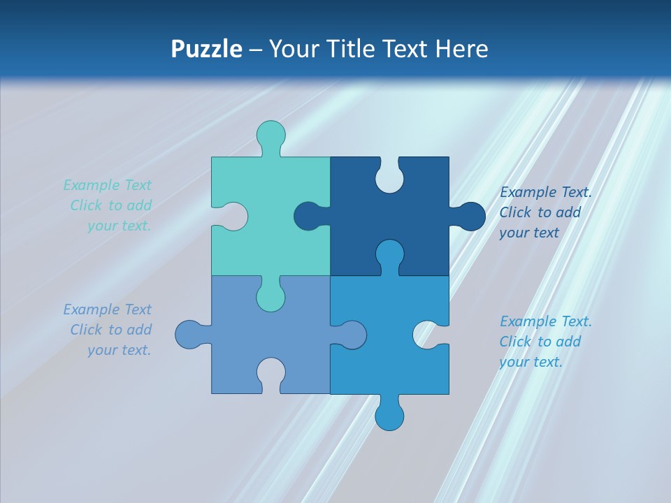 Aqua Electric Illustration PowerPoint Template