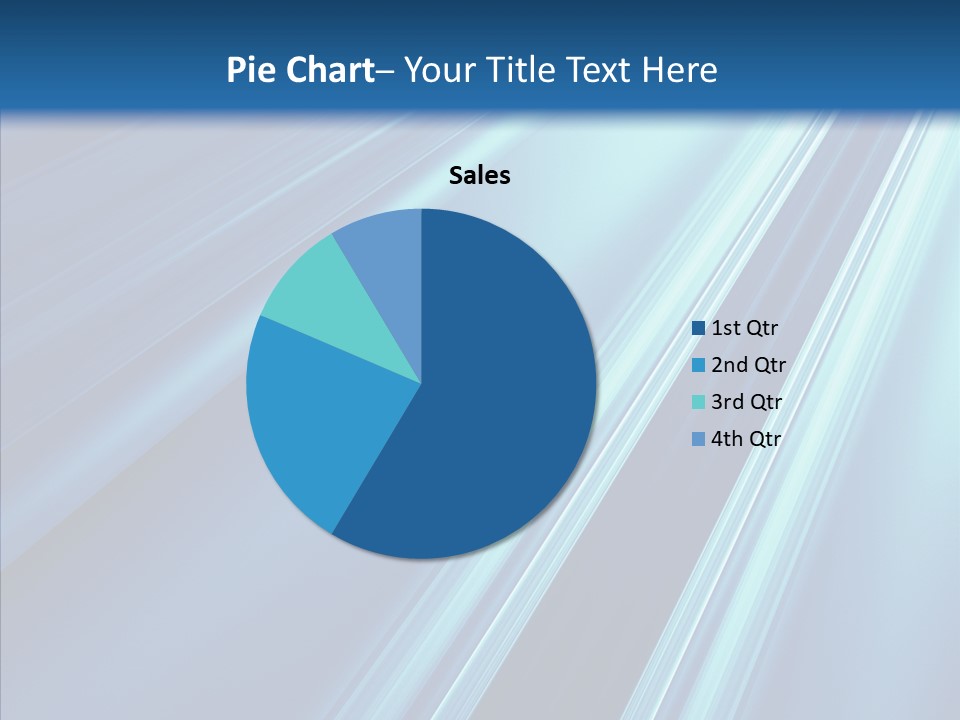 Aqua Electric Illustration PowerPoint Template