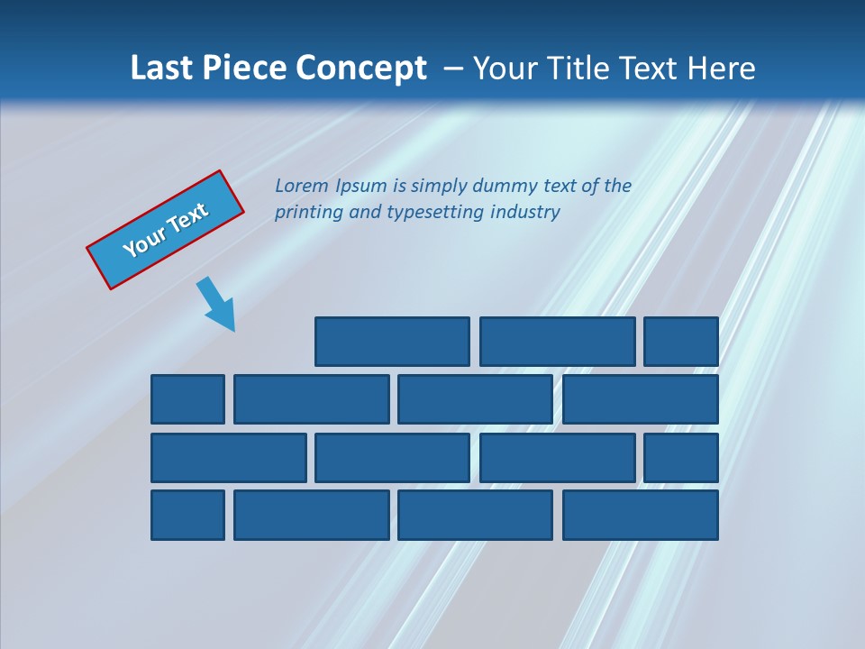 Aqua Electric Illustration PowerPoint Template