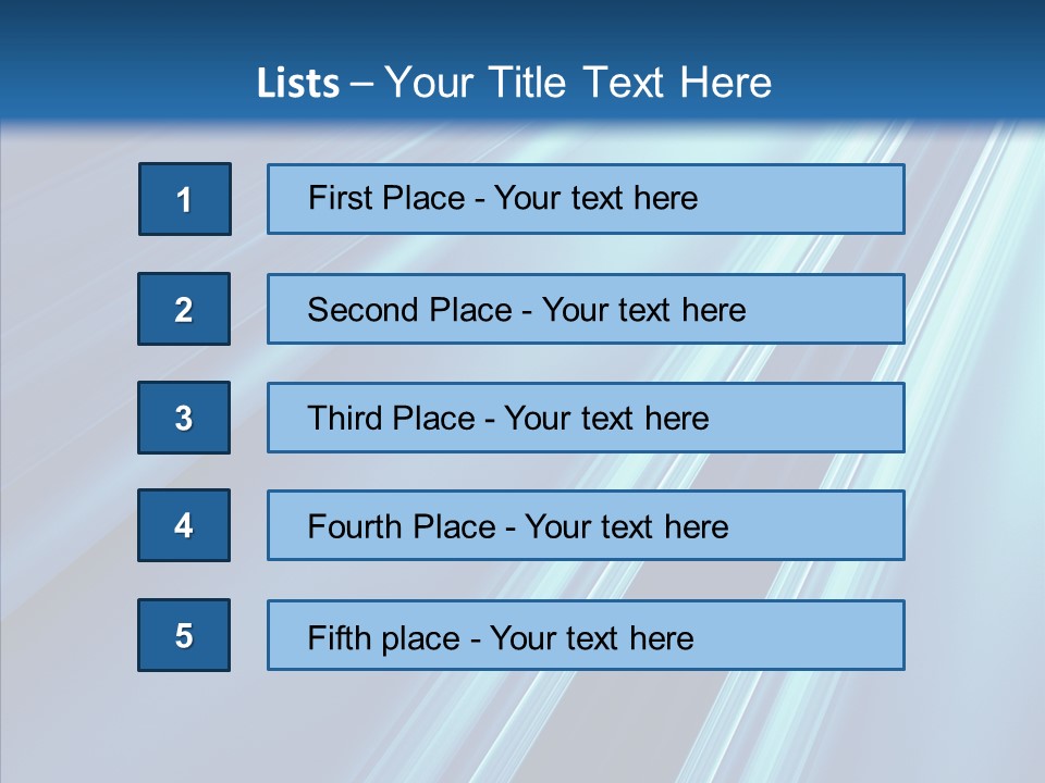 Aqua Electric Illustration PowerPoint Template