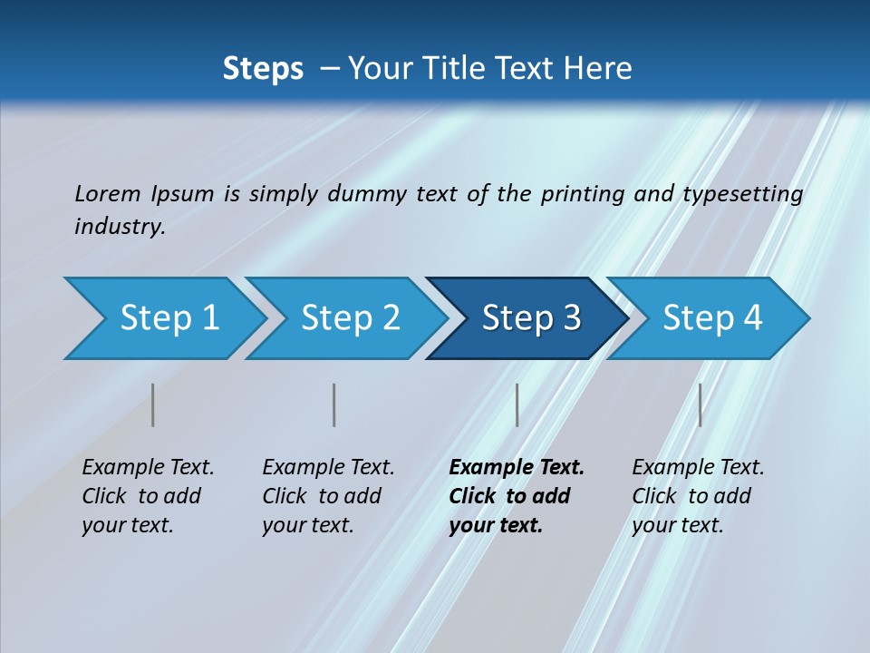 Aqua Electric Illustration PowerPoint Template