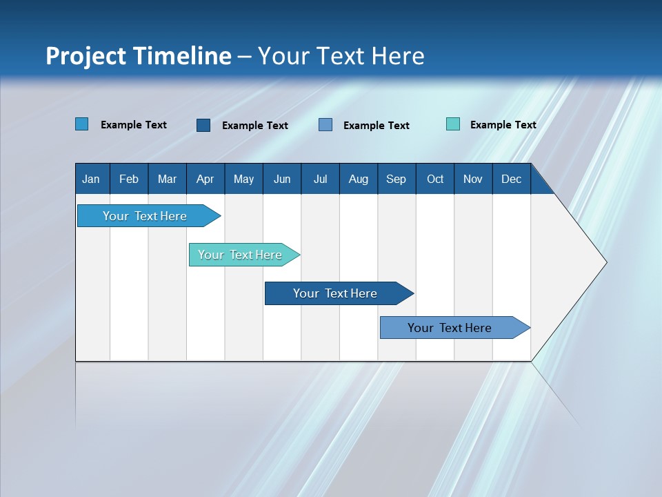 Aqua Electric Illustration PowerPoint Template