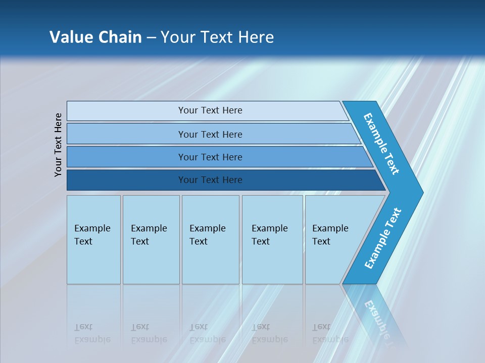 Aqua Electric Illustration PowerPoint Template