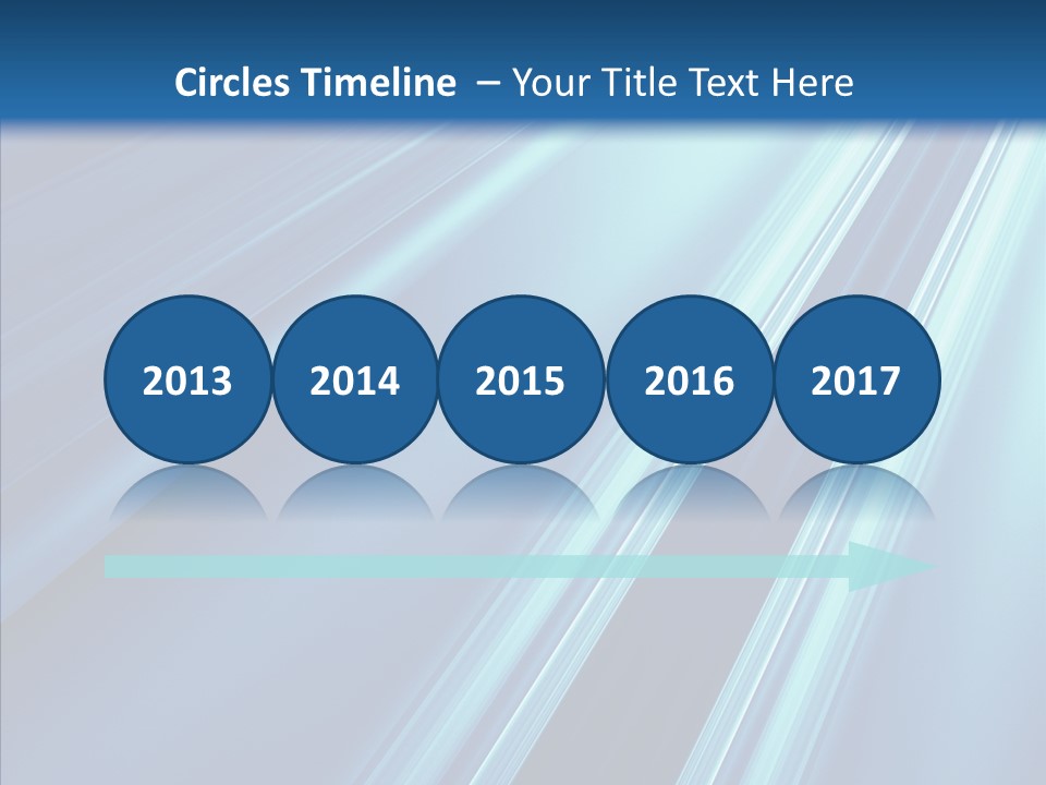 Aqua Electric Illustration PowerPoint Template