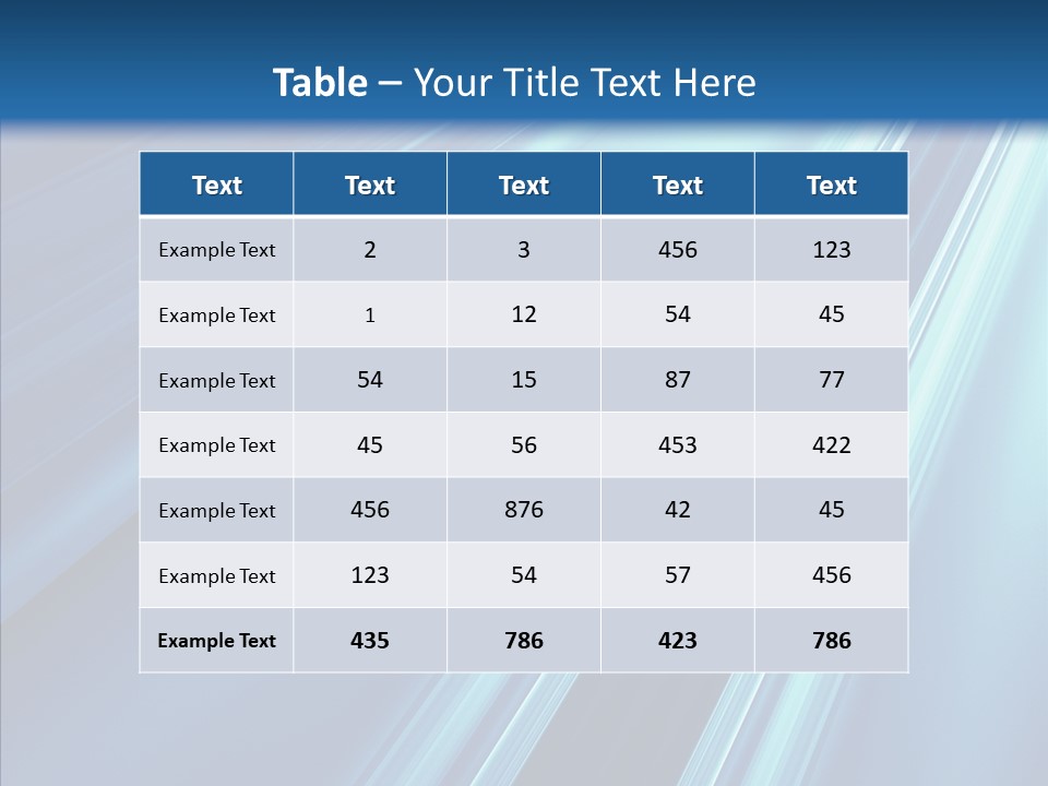 Aqua Electric Illustration PowerPoint Template