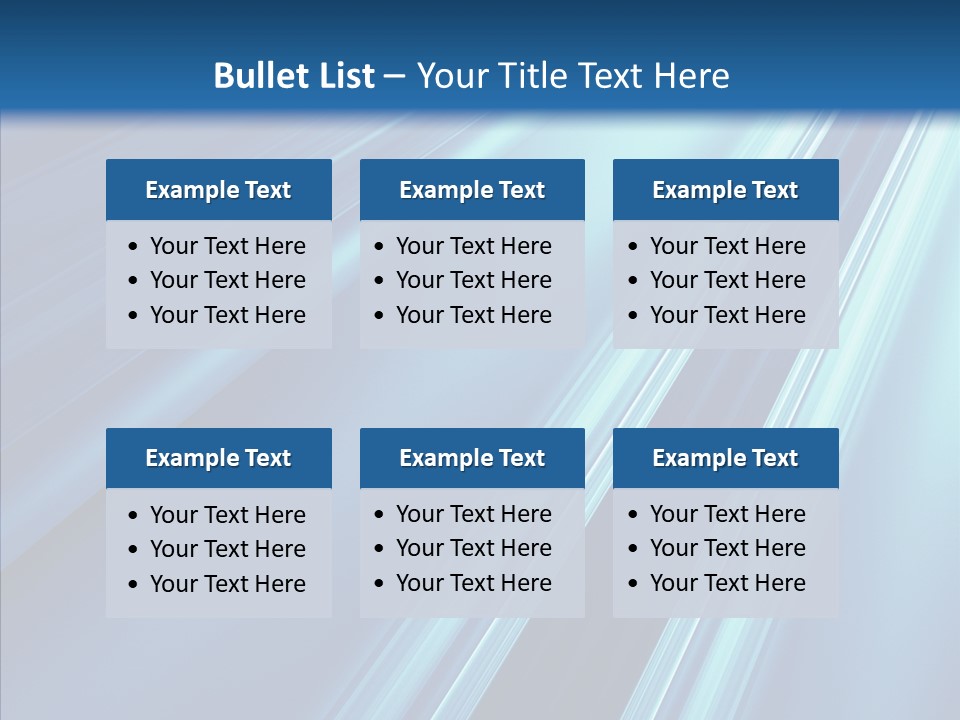 Aqua Electric Illustration PowerPoint Template