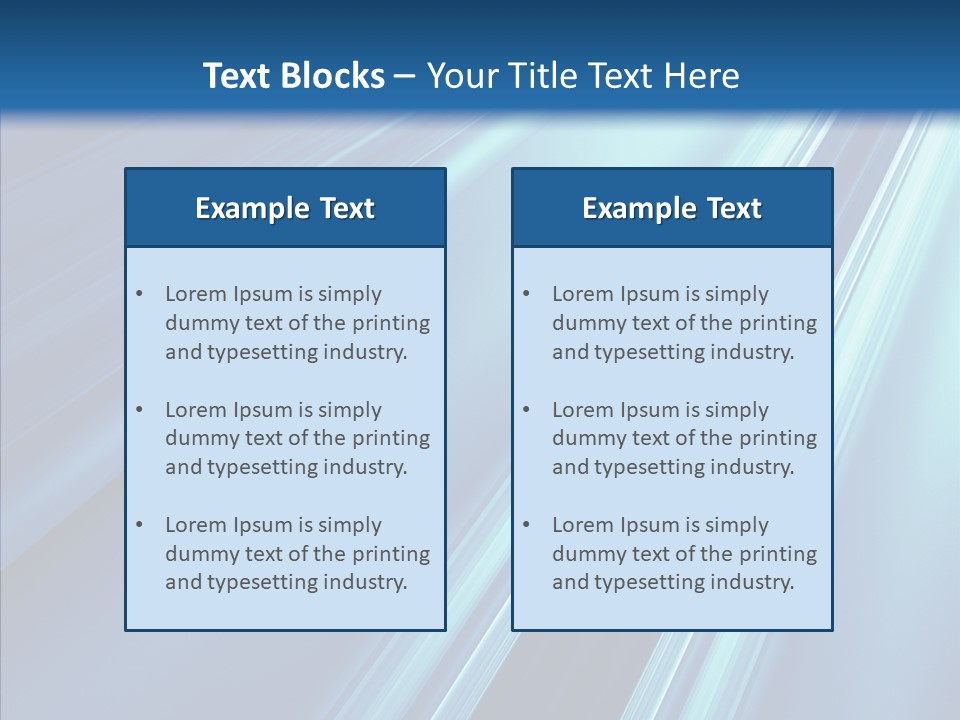 Aqua Electric Illustration PowerPoint Template