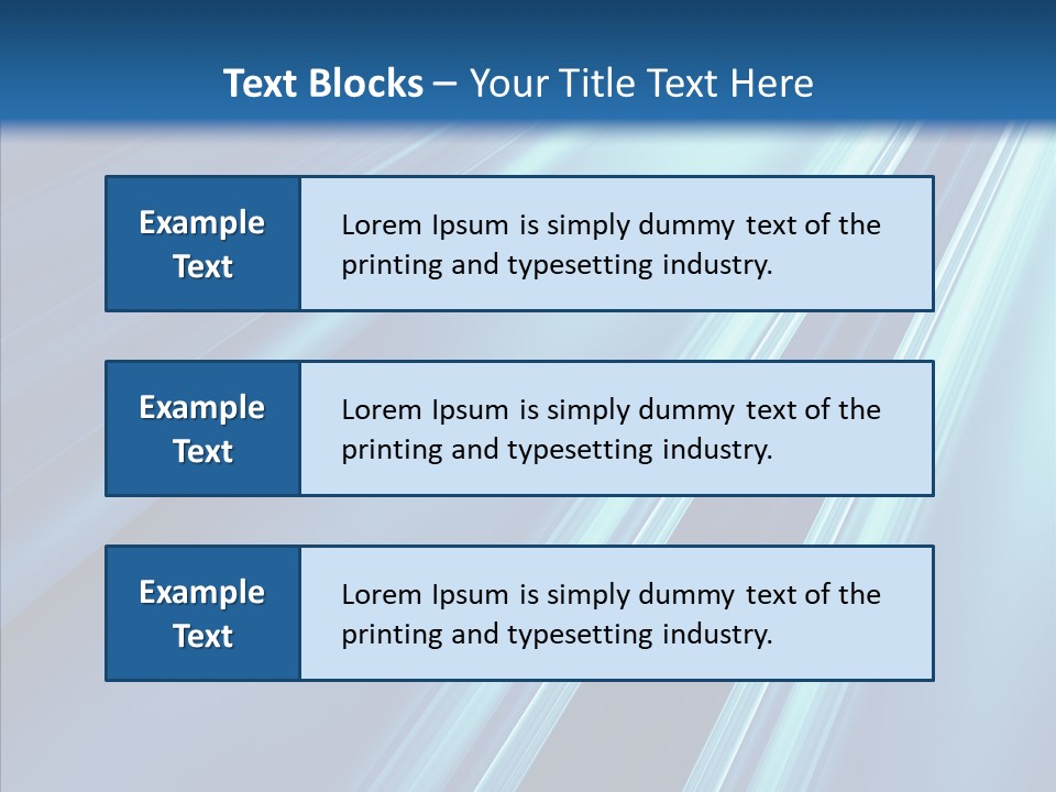 Aqua Electric Illustration PowerPoint Template