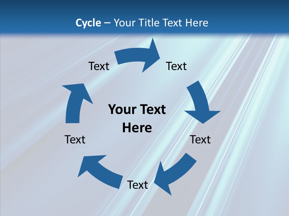 Aqua Electric Illustration PowerPoint Template