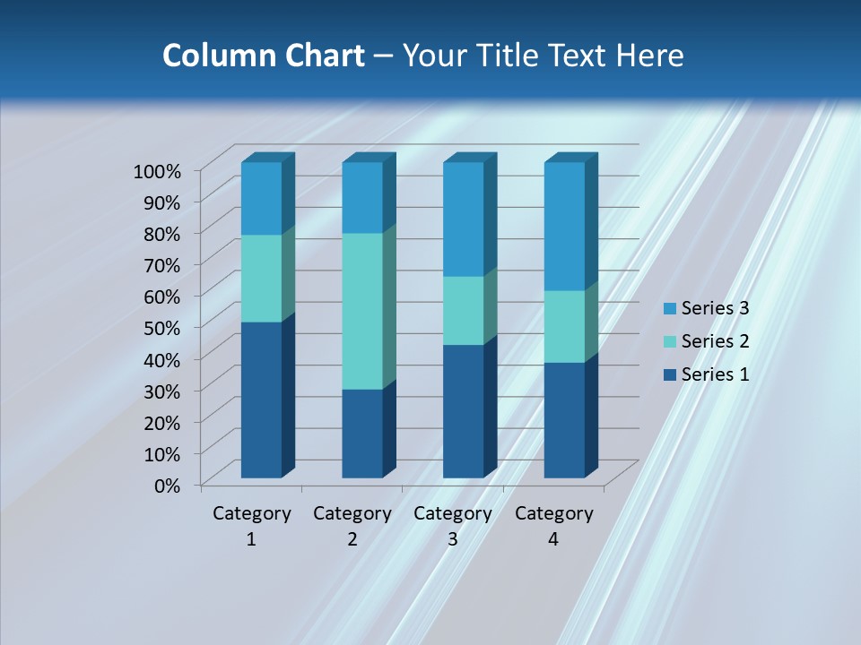 Aqua Electric Illustration PowerPoint Template