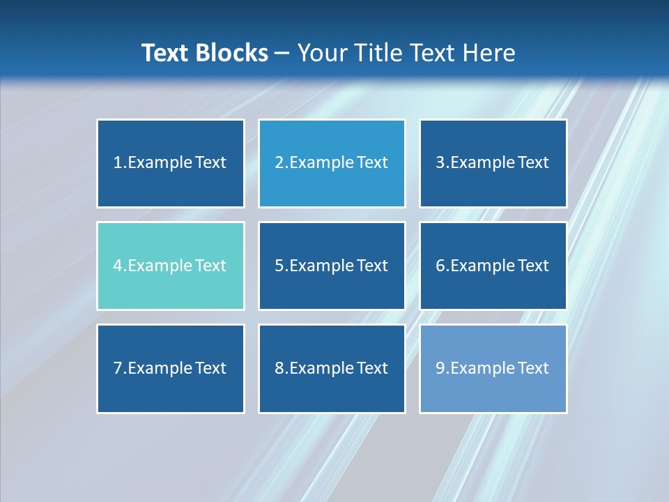 Aqua Electric Illustration PowerPoint Template
