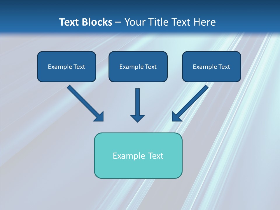 Aqua Electric Illustration PowerPoint Template