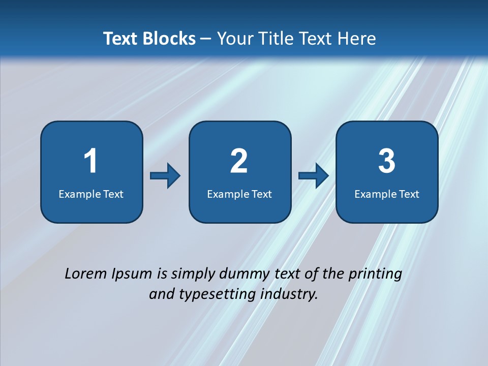 Aqua Electric Illustration PowerPoint Template