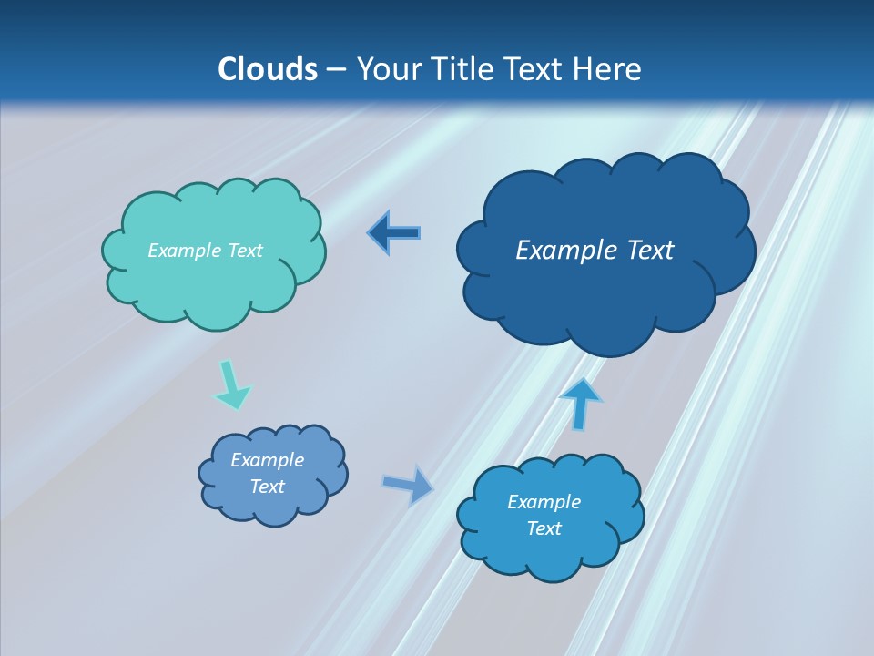 Aqua Electric Illustration PowerPoint Template