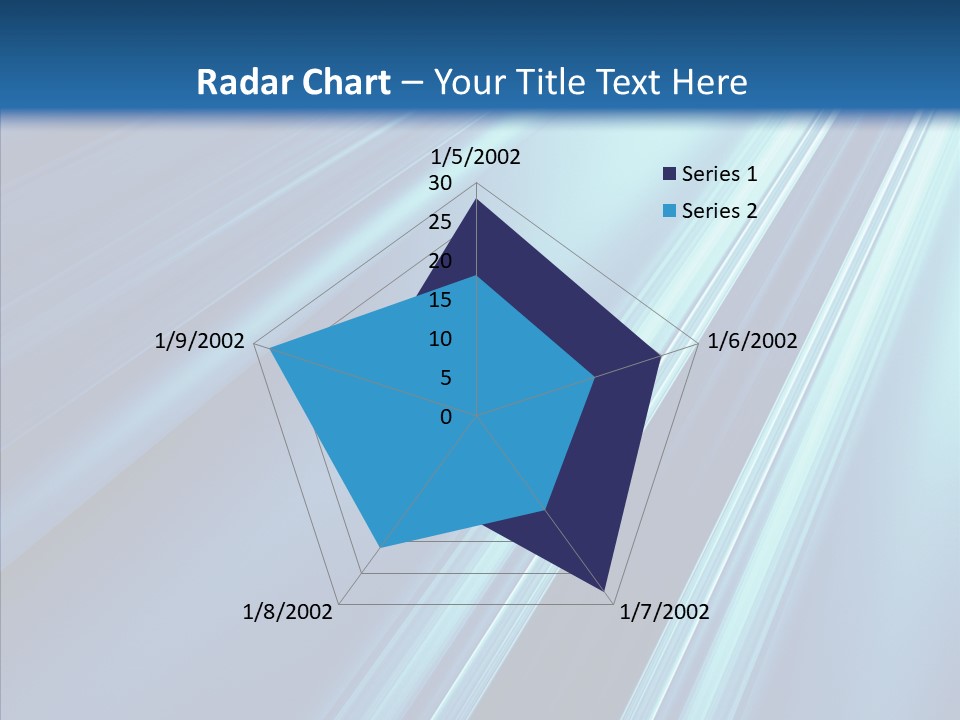 Aqua Electric Illustration PowerPoint Template