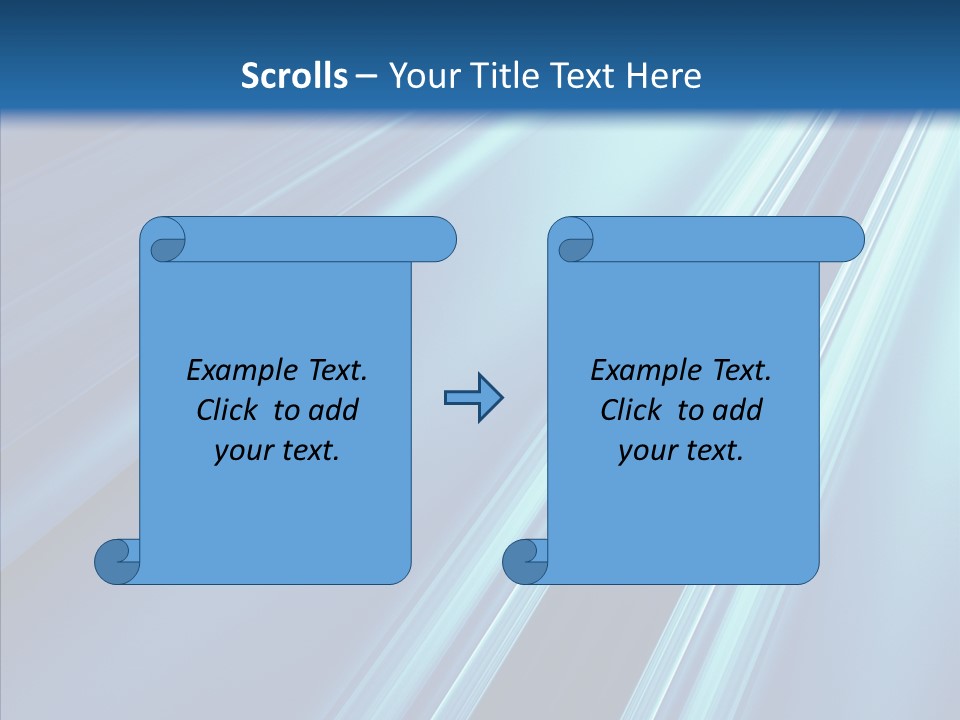 Aqua Electric Illustration PowerPoint Template