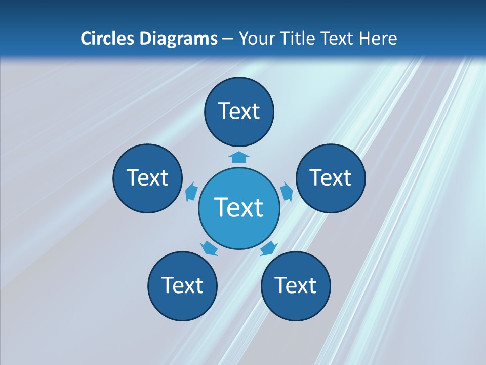 Aqua Electric Illustration PowerPoint Template