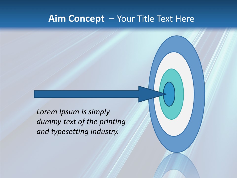 Aqua Electric Illustration PowerPoint Template