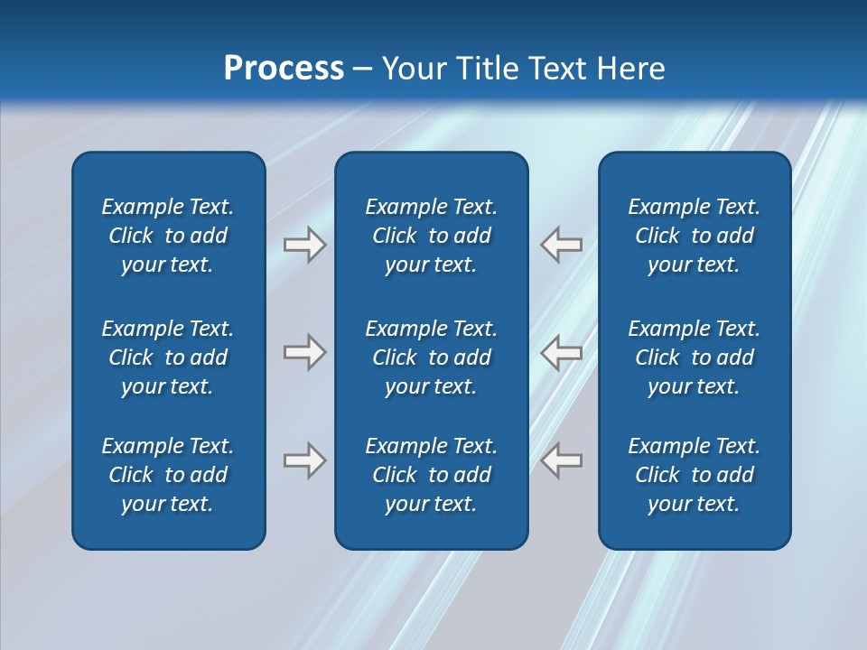 Aqua Electric Illustration PowerPoint Template