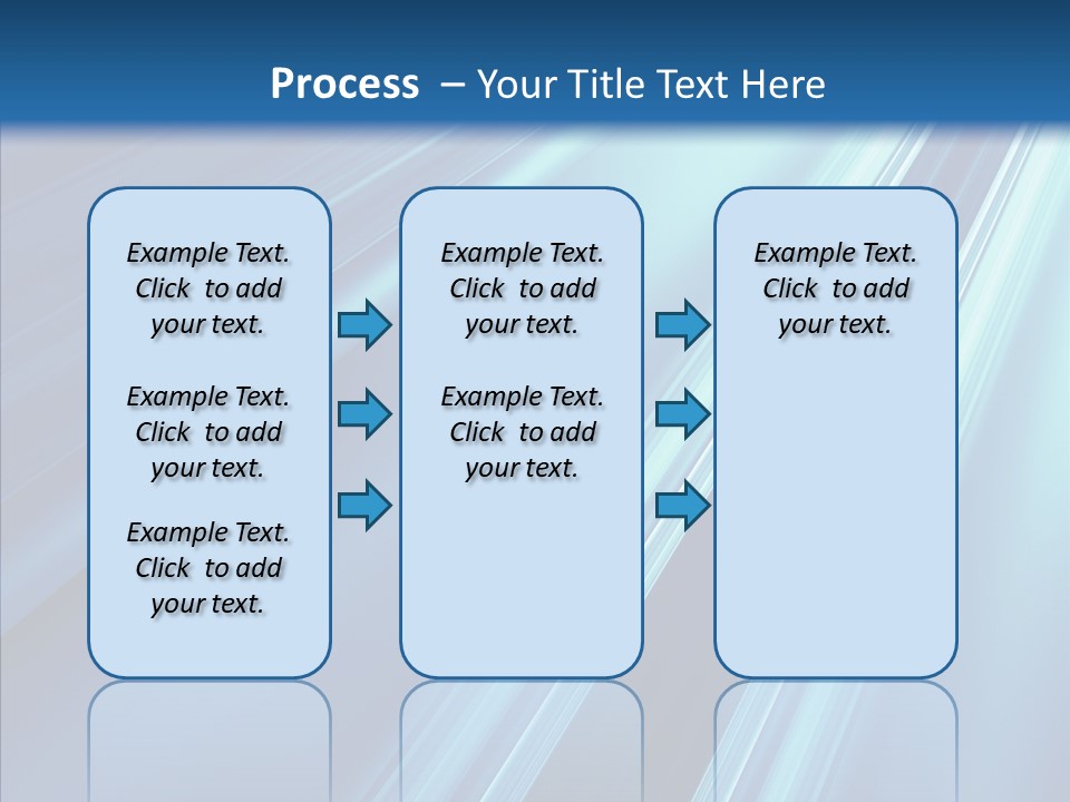 Aqua Electric Illustration PowerPoint Template