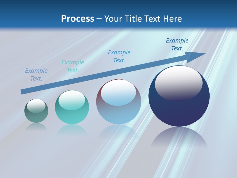 Aqua Electric Illustration PowerPoint Template