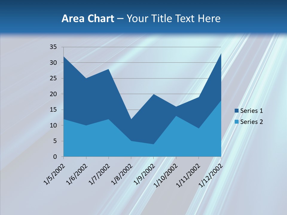 Aqua Electric Illustration PowerPoint Template