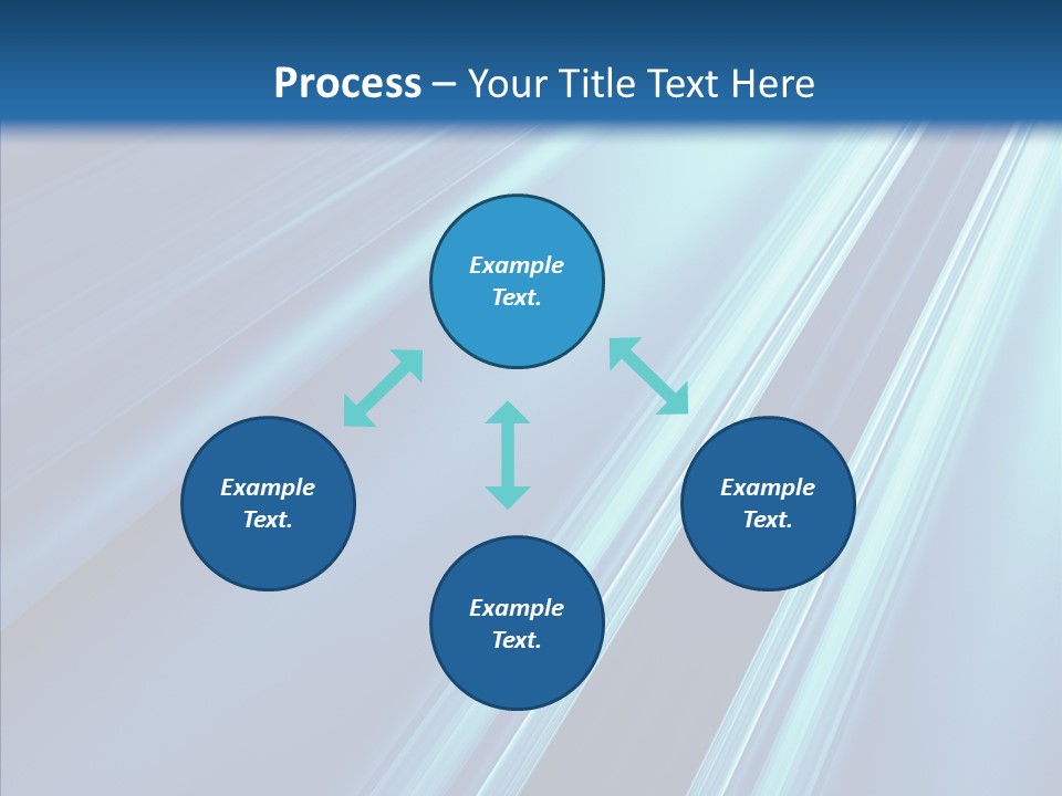 Aqua Electric Illustration PowerPoint Template