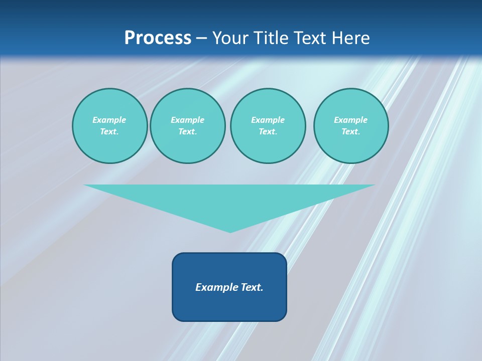 Aqua Electric Illustration PowerPoint Template