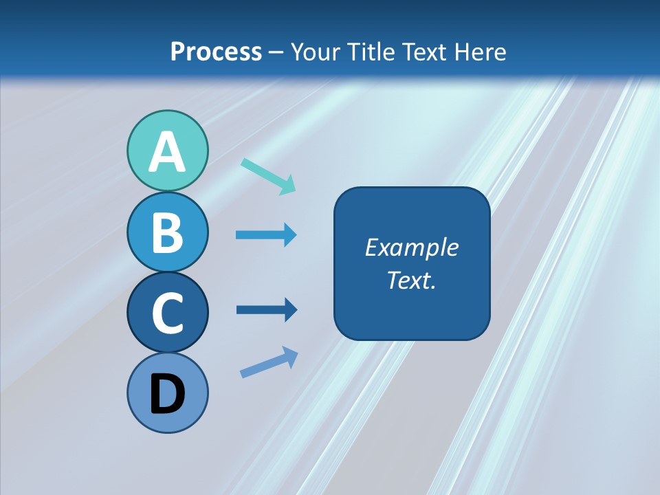 Aqua Electric Illustration PowerPoint Template