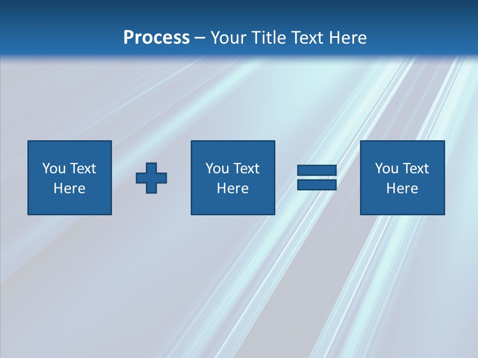 Aqua Electric Illustration PowerPoint Template